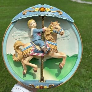 The Bradford Exchange 1995 Carousel Daydreams "All Aboard Plate" A7047  9"